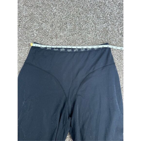 Yitty Fabletics Spotlight Shaping High Waist Short Shimmered Black Plus Size 2X - Picture 8 of 10